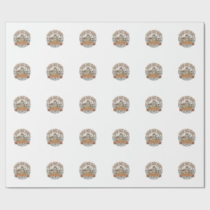 Scheunenkatzenclub Katze Bauernhof Tier Mashup Kat Geschenkpapier
