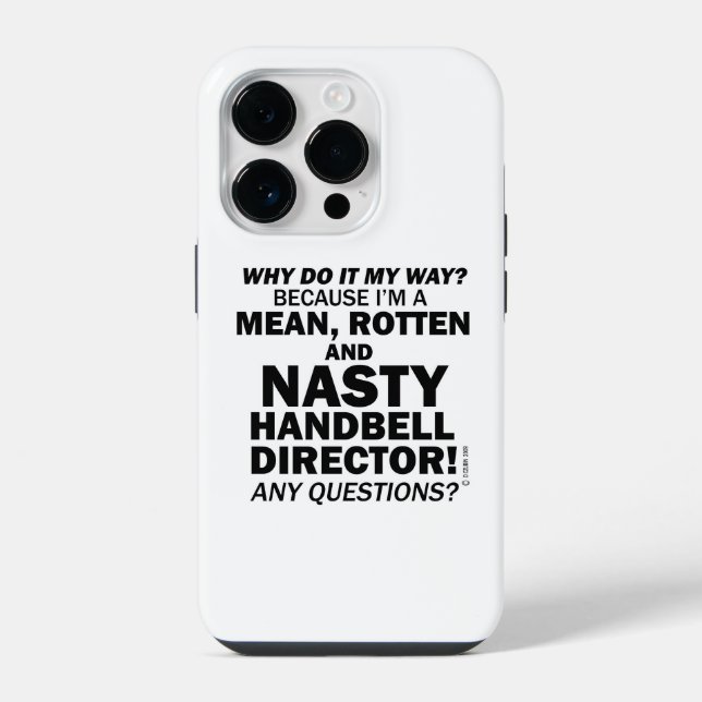 Scheußlicher Handglocken-Dirigent Case-Mate iPhone Hülle (Rückseite)