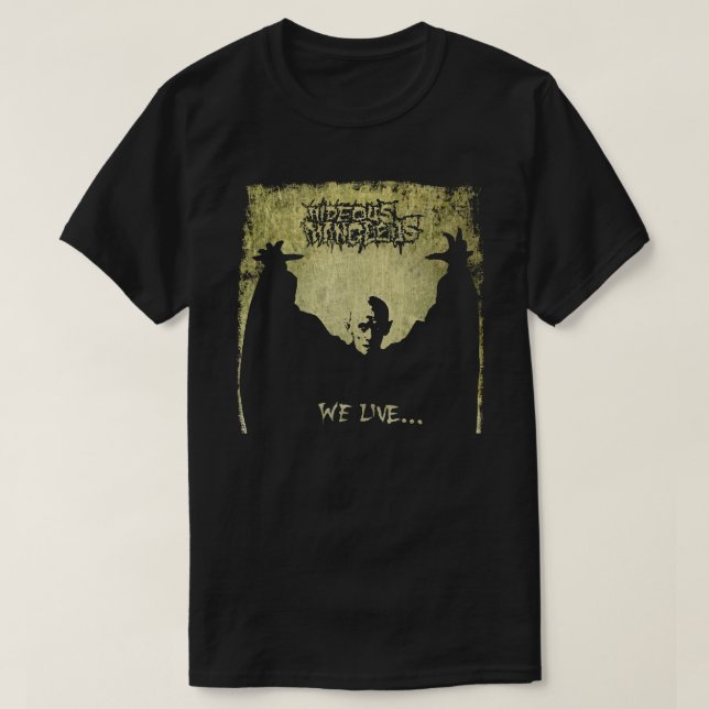 Scheußliches Mangleus Wir leben ... DU SCHLÄFST!!! T-Shirt (Design vorne)