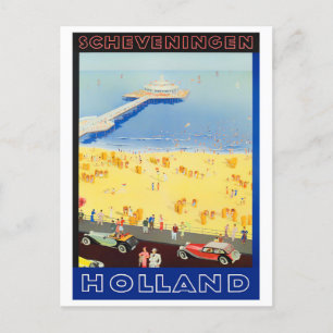 Scheveningen Holland Vintage-Reisepostkarte Postkarte