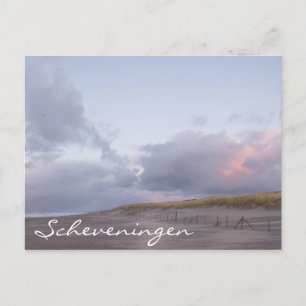 Scheveningen Küste Sonnenuntergang Text Postkarte