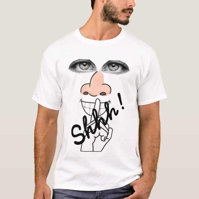 schhhhh T-Shirt (Vorderseite)
