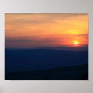 Schichten der Blue Ridge Poster