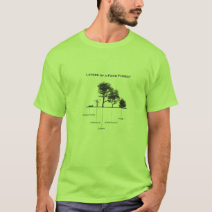 Schichten eines NahrungsmittelwaldPermaculture T-Shirt