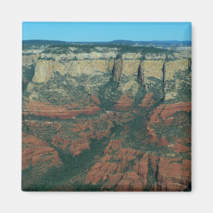 Schichten roter Felsen in Sedona Arizona Magnet