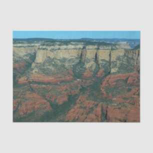 Schichten roter Felsen in Sedona Arizona Seidenpapier