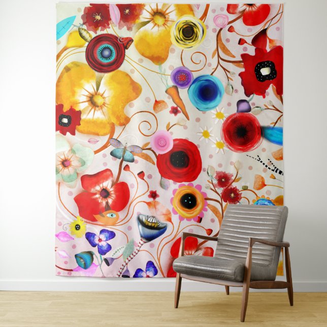 Schichtige Rupydetequila-Kunst! Wandteppich (Beispiel)