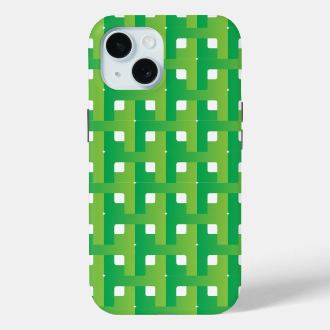 Schichtiger grüner Farbverlauf  Case-Mate iPhone Hülle (Rückseite)