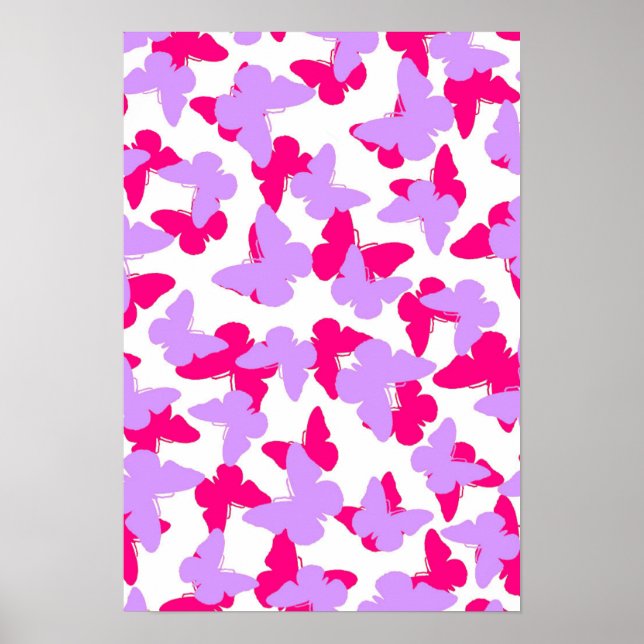 Schichtschmetterlinge Poster (Vorne)