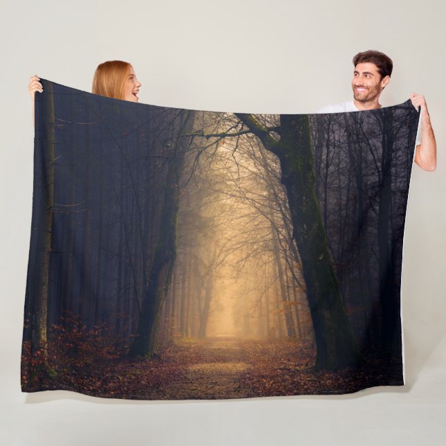 SCHICHTSTRASSE FLEECEDECKE (Beispiel)