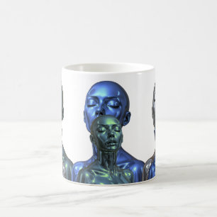 Schichtvisionen von Androiden Kaffeetasse
