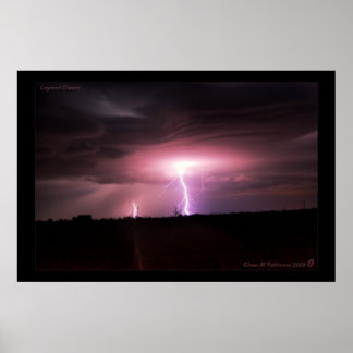 Schichtwolken Poster