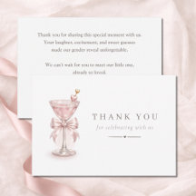 Schick Ein winziges Ein Martini Thema Baby Shower