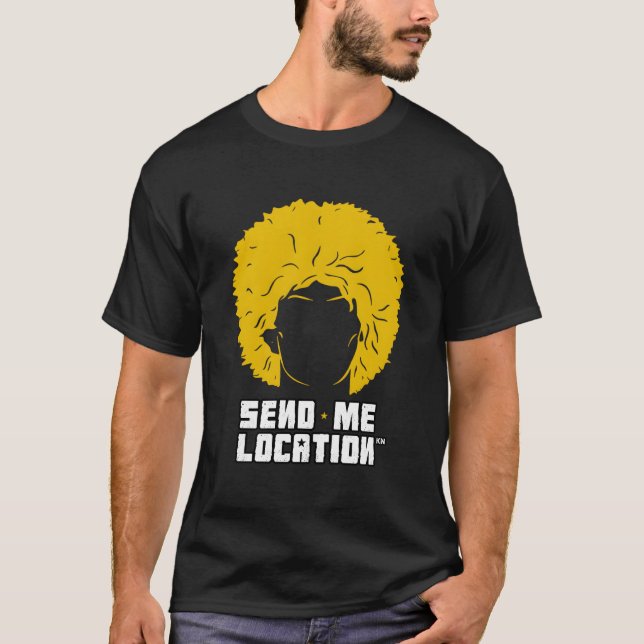 Schick mir Location Papakha T-Shirt (Vorderseite)