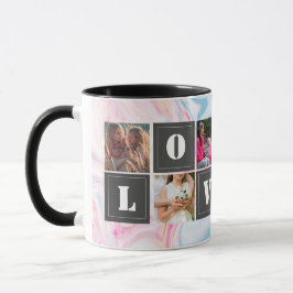 schick-moderne Rose Gold Marmor Grau Mutter Gesche Tasse