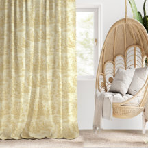 schick-Vintag-gelbe Jouilette gedruckt