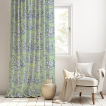 schick-Vintag-grün-farbige Jouilette gedruckt