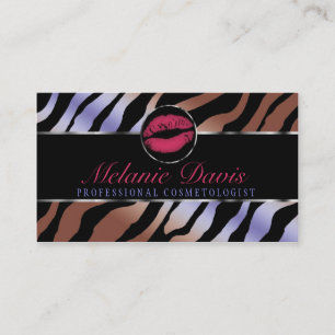 Schicke Cosmetology-Visitenkarte Visitenkarte
