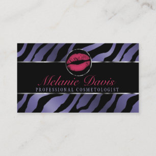 Schicke Cosmetology-Visitenkarte Visitenkarte