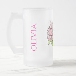 Schicke gefrostete Glas-Blumen-Bierstein - Benutze Mattglas Bierglas