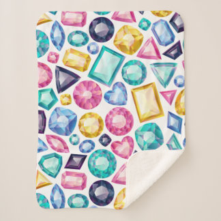 Schicke Girly glänzende Diamant-Edelsteine Sherpadecke