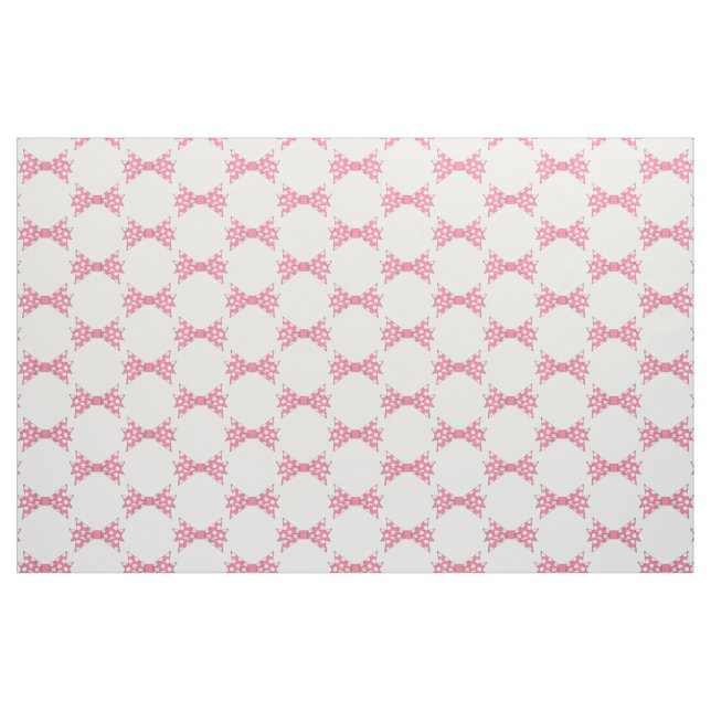 SCHICKE GIRLY ROSA TUPFEN-BÖGEN DER STOFF (Fat Quarter (45,7 x 55,9 cm))