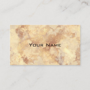 Schicke Glamour-Luxus-Vintage-Braun-Gold-Marmor-Op Visitenkarte