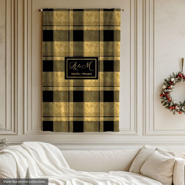 Schicke glamouröse Geburtstagsgeschenk-Decke in Sc Fleecedecke (Chic Glamorous Birthday Gift Black Gold Blanket)