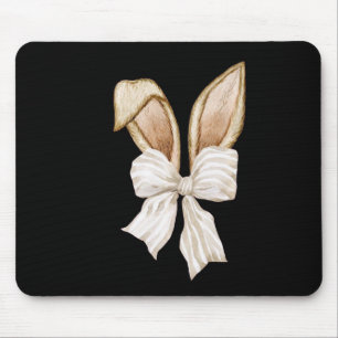 Schicke Hasenohren-Häschen Frohe Ostern Tag Re Mousepad