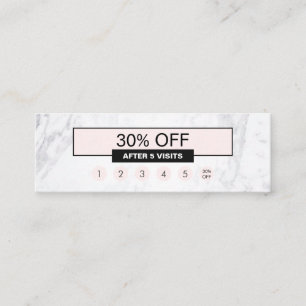 Schicke kreative moderne mini visitenkarte