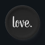 schicke LIEBE. Drehbuch Pappteller<br><div class="desc">LIEBE | ZUNEIGUNG | SERENE | GLÜCKLICH | NIEDLICHES CHIC SCRIPT CURSIVE TYPOGRAPHIE DESIGN | LIEBE ENDET NIE | Nun halten sich Glauben, Hoffnung und Liebe an, diese drei; aber das bestste von ihnen ist Liebe. 1 Korinther 13:8-13 | Hoffnung | Glaube | glauben | WAHRE LIEBE | LIEBE VERSAGE...</div>