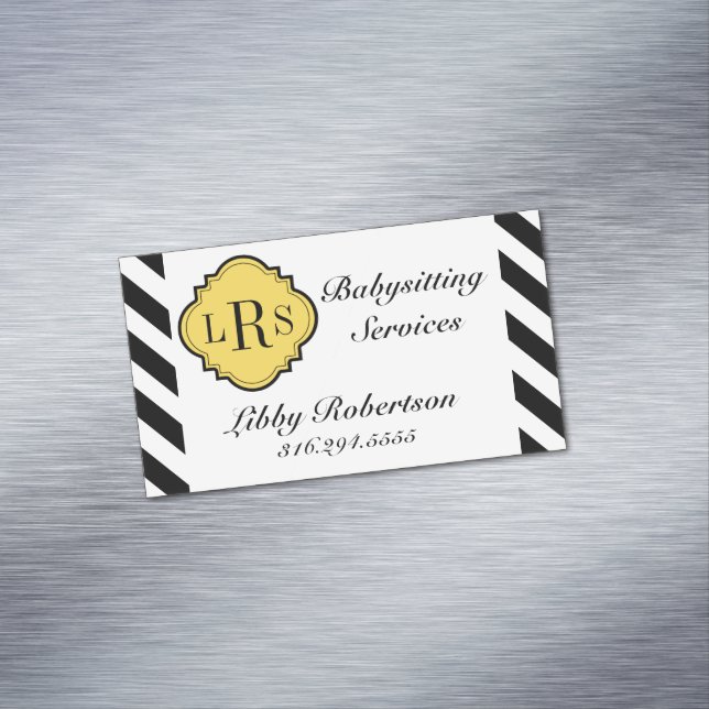 SCHICKE MAGNETISCHE STREIFEN DES MAGNETISCHE VISITENKARTE (Beispiel)