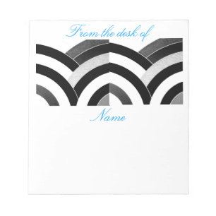 schicke, moderne, elegante Chevrons Notizblock