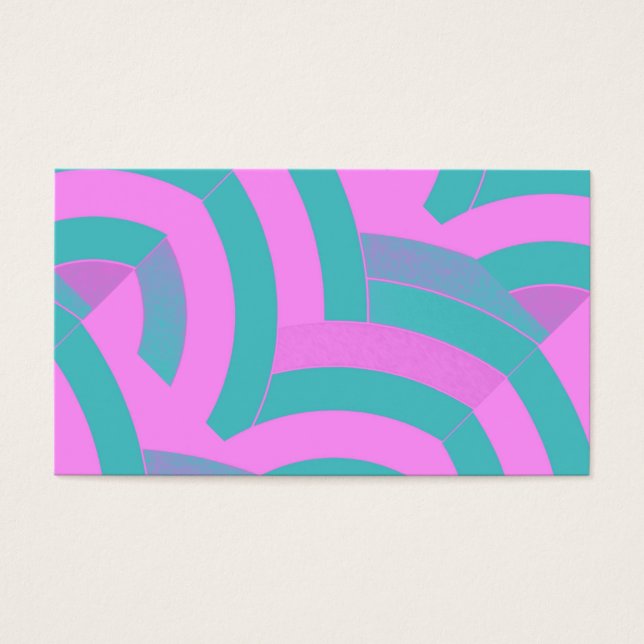 schicke, moderne, rosa/grüne Chevrons (Vorderseite)