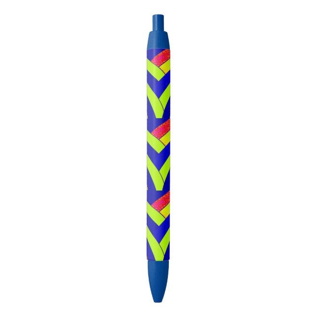 schicke, moderne, stilvolle Chevrons Kugelschreiber (Vorderseite Vertikal)