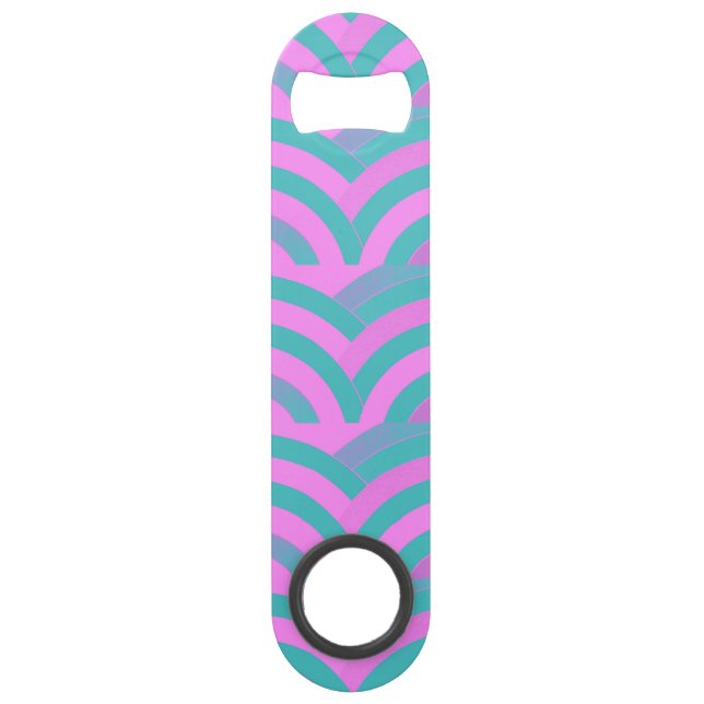 schicke, moderne, stilvolle Chevrons Speed Flaschenöffner (Vorderseite)