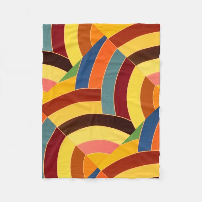 schicke, moderne und raffinierte Chevrons Fleecedecke (Vorderseite)