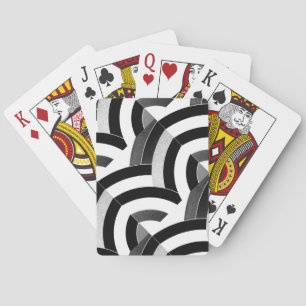 schicke, moderne und raffinierte Chevrons Spielkarten