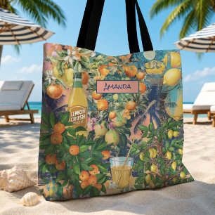 Schicke orange sizilianische florale Zitrusfliesen