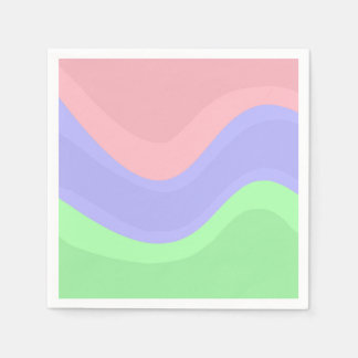 Schicke Pastell-Party Serviette