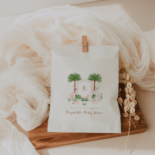 Schicke Retro-Palm-Springs-Baby-Party Geschenktütchen