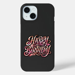 Schicke Rose Gold Alles Gute zum Geburtstag Glitte Case-Mate iPhone Hülle