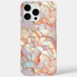 Schicke roségoldene irisierende Perlmutt iPhone 16 Pro Max Hülle