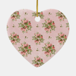 Schicke Rosen Keramikornament
