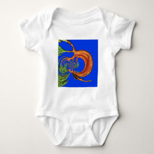 Schicke Rund Hakuna Matata Navy Blau Kollektion Baby Strampler