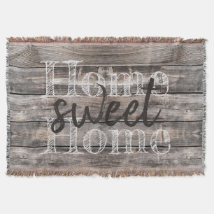 schicke rustikale ZUHAUSE SWEET ZUHAUSE Decke