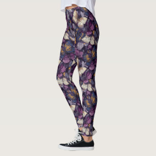 Schicke Schmetterlings-Tarn-Akzente-Wear Fitness Leggings
