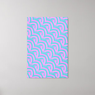 schicke stilvolle zeitgenössische Sparren Leinwanddruck