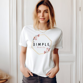 Schicke T-Shirts Einfache, minimalistische Beauty 