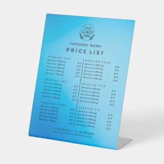 Schicke Typografie Geschäftsdienstleistungen Preis Sockelschild